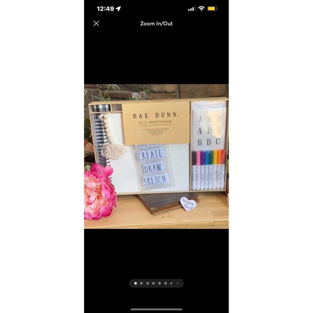 RAE DUNN NEW RARE VERY HTF SKETCHBOOK! PERFECT GIFT